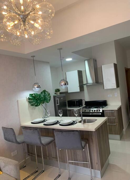 1Br Luxury Apartment Pool, Gym, Rooftop Санто-Доминго Экстерьер фото