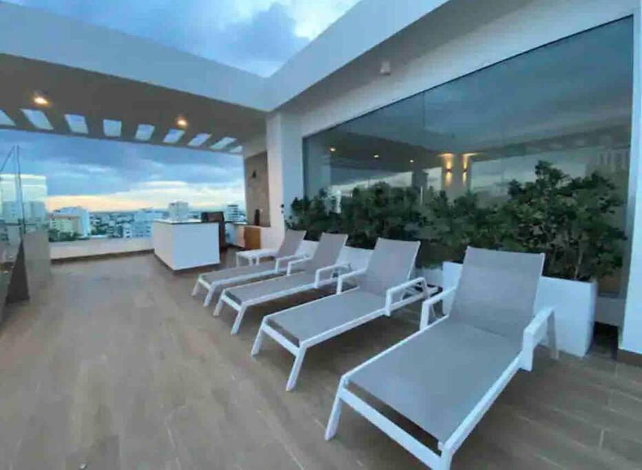 1Br Luxury Apartment Pool, Gym, Rooftop Санто-Доминго Экстерьер фото